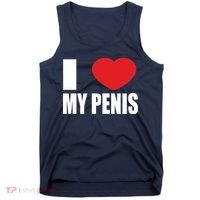 I Love My Penis Lustig Macho Funny Party Tank Top thumb 0