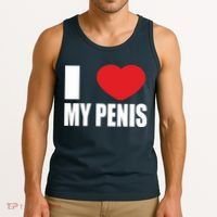 I Love My Penis Lustig Macho Funny Party Tank Top thumb 3