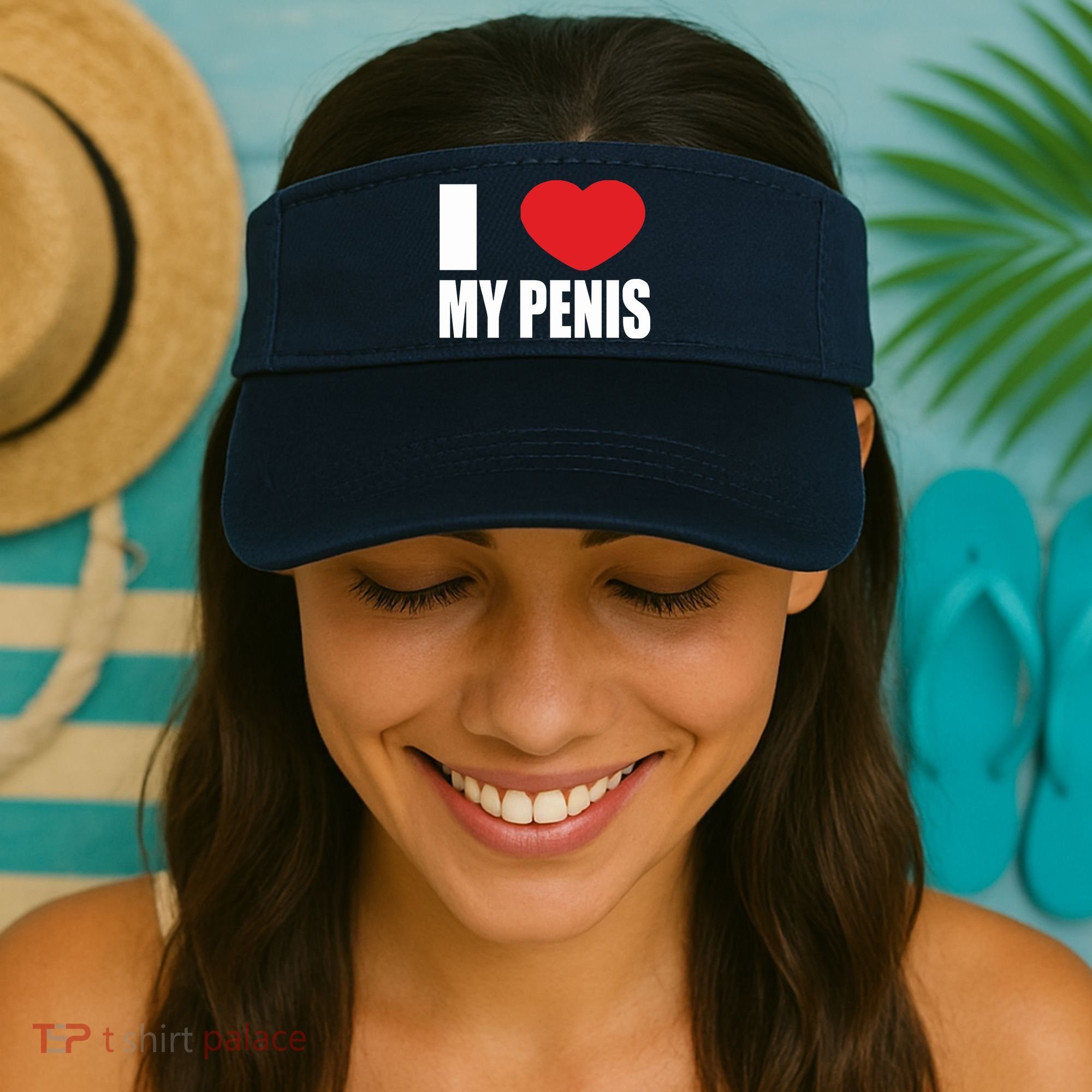 I Love My Penis Lustig Macho Funny Party Visor