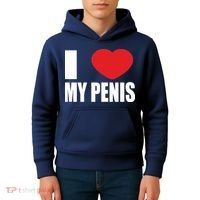 I Love My Penis Lustig Macho Funny Party Kids Hoodie thumb 4