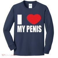 I Love My Penis Lustig Macho Funny Party Kids Long Sleeve Shirt thumb 0