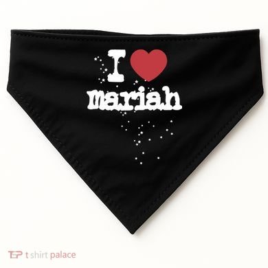 I Love M.A.R.I.A.H USA-Made Doggie Bandana
