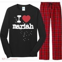 I Love M.A.R.I.A.H Long Sleeve Pajama Set thumb 0