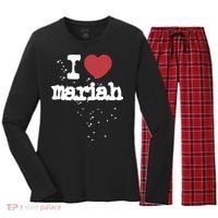 I Love M.A.R.I.A.H Women's Long Sleeve Flannel Pajama Set  thumb 0