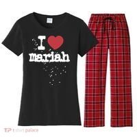 I Love M.A.R.I.A.H Women's Flannel Pajama Set thumb 0