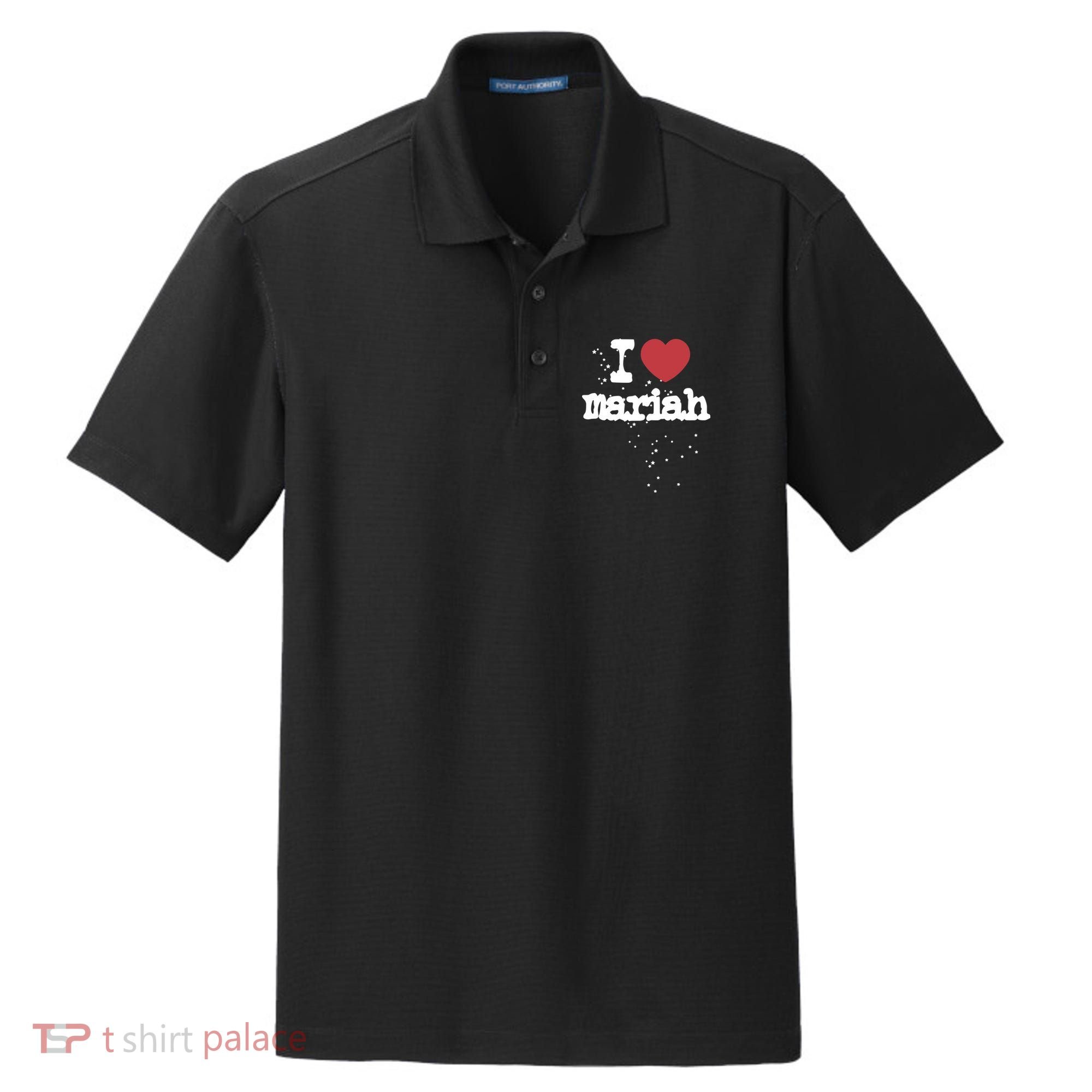 I Love M.A.R.I.A.H Dry Zone Grid Polo