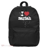 I Love M.A.R.I.A.H 16 in Basic Backpack thumb 0