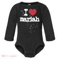 I Love M.A.R.I.A.H Baby Long Sleeve Bodysuit thumb 0