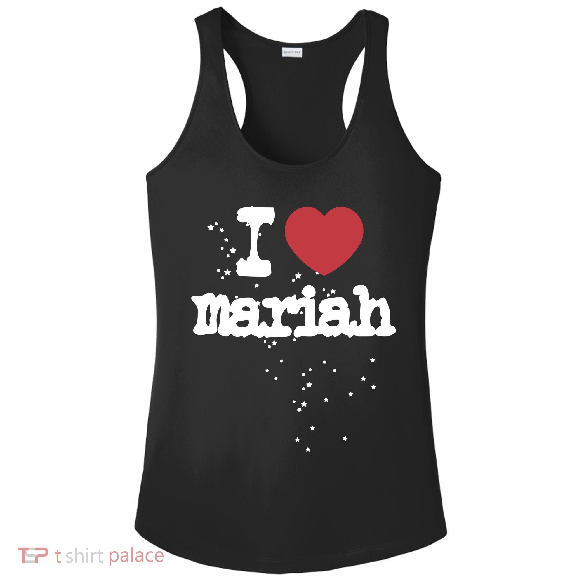 I Love M.A.R.I.A.H Ladies PosiCharge Competitor Racerback Tank