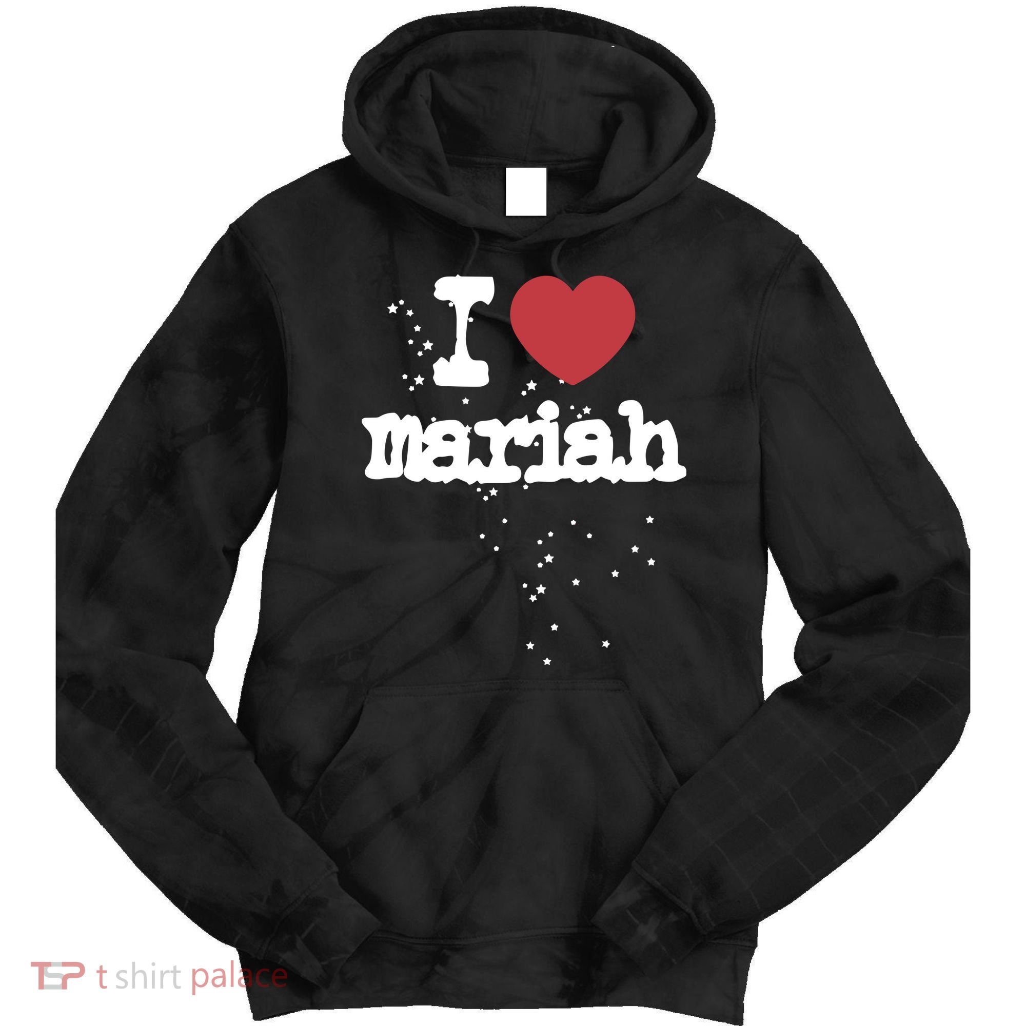 I Love M.A.R.I.A.H Tie Dye Hoodie