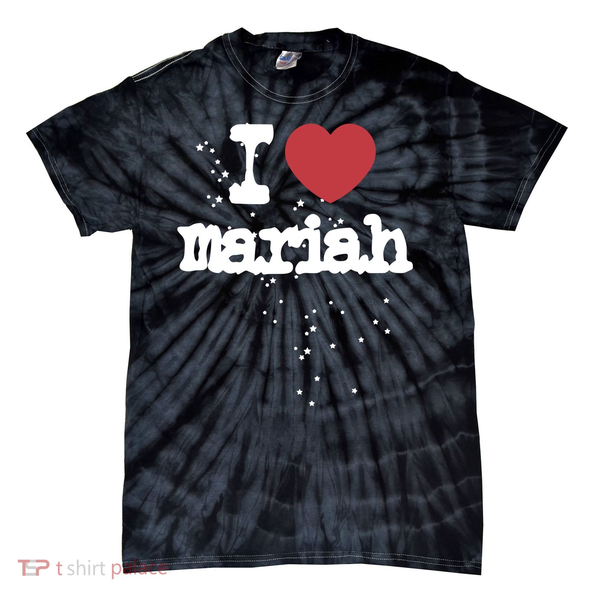 I Love M.A.R.I.A.H Tie-Dye T-Shirt