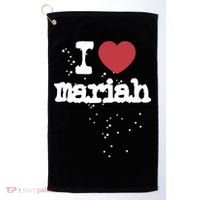 I Love M.A.R.I.A.H Golf Towel thumb 0