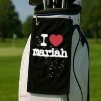 I Love M.A.R.I.A.H Golf Towel thumb 2