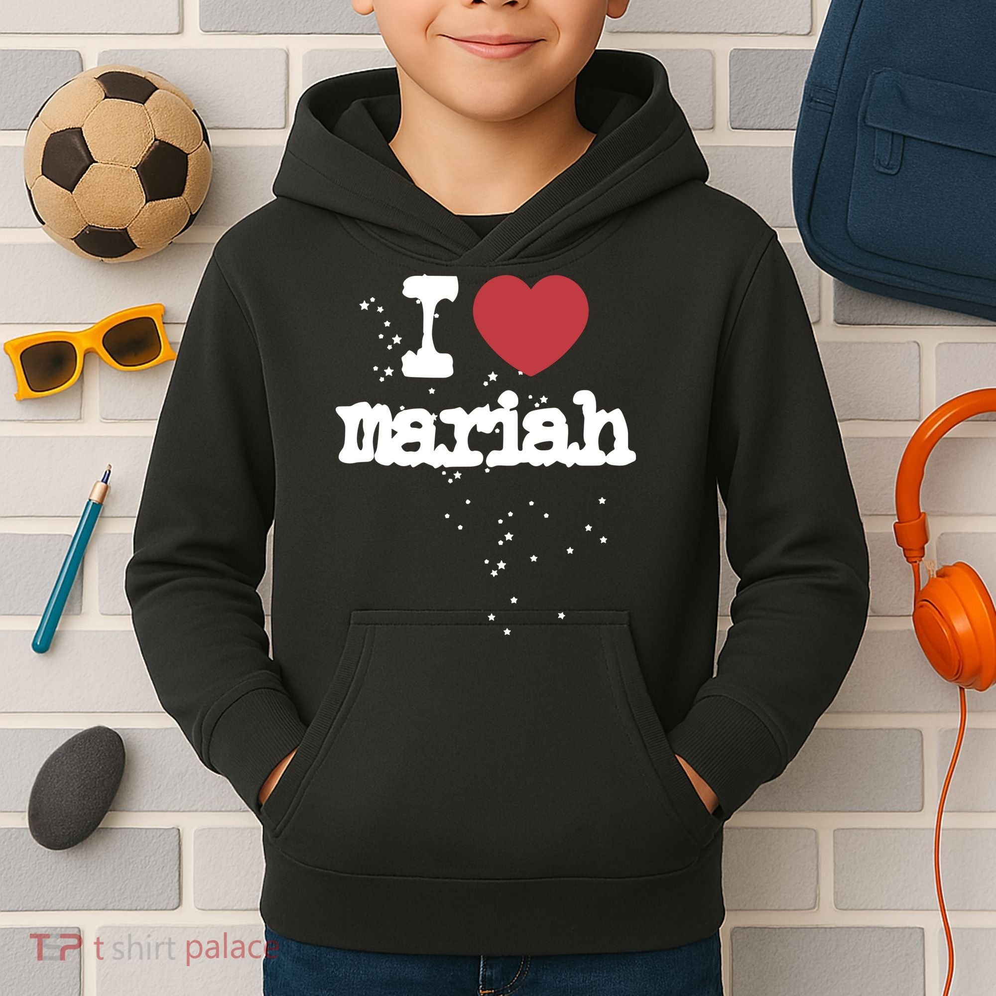 I Love M.A.R.I.A.H Kids Hoodie