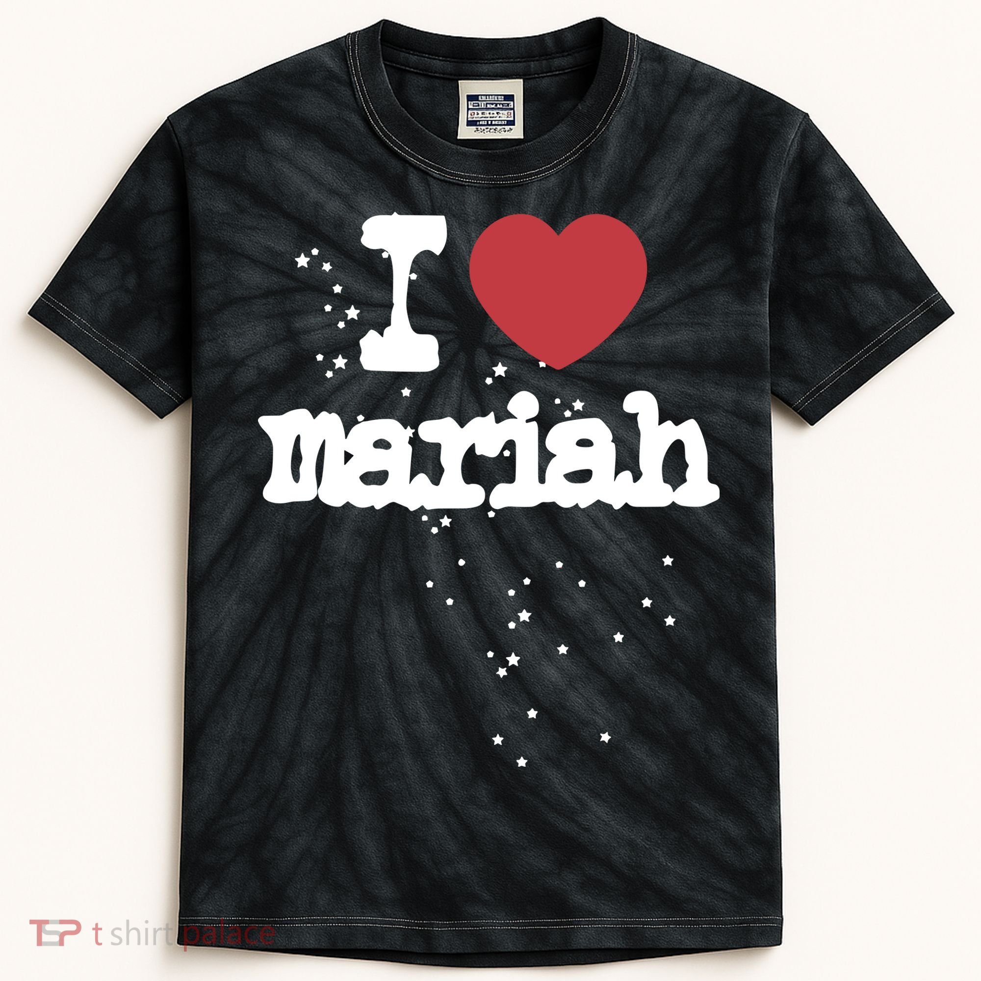 I Love M.A.R.I.A.H Kids Tie-Dye T-Shirt