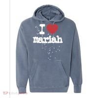 I Love M.A.R.I.A.H Comfort Colors Garment-Dyed Hooded Sweatshirt thumb 0