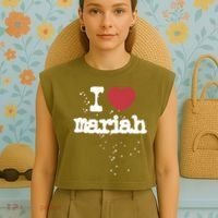 I Love M.A.R.I.A.H Garment-Dyed Women's Muscle Tee thumb 4
