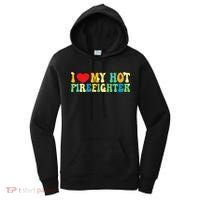 I Love My Hot Firefighter Boyfriend Couple Matching  Women's Hoodie thumb 0