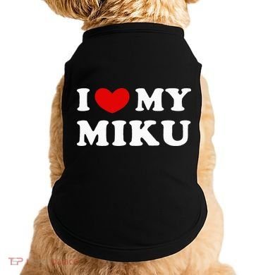 I Love My Miku Doggie Tank
