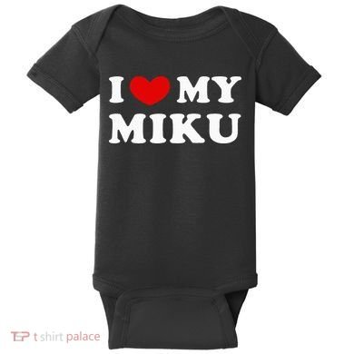 I Love My Miku Baby Bodysuit