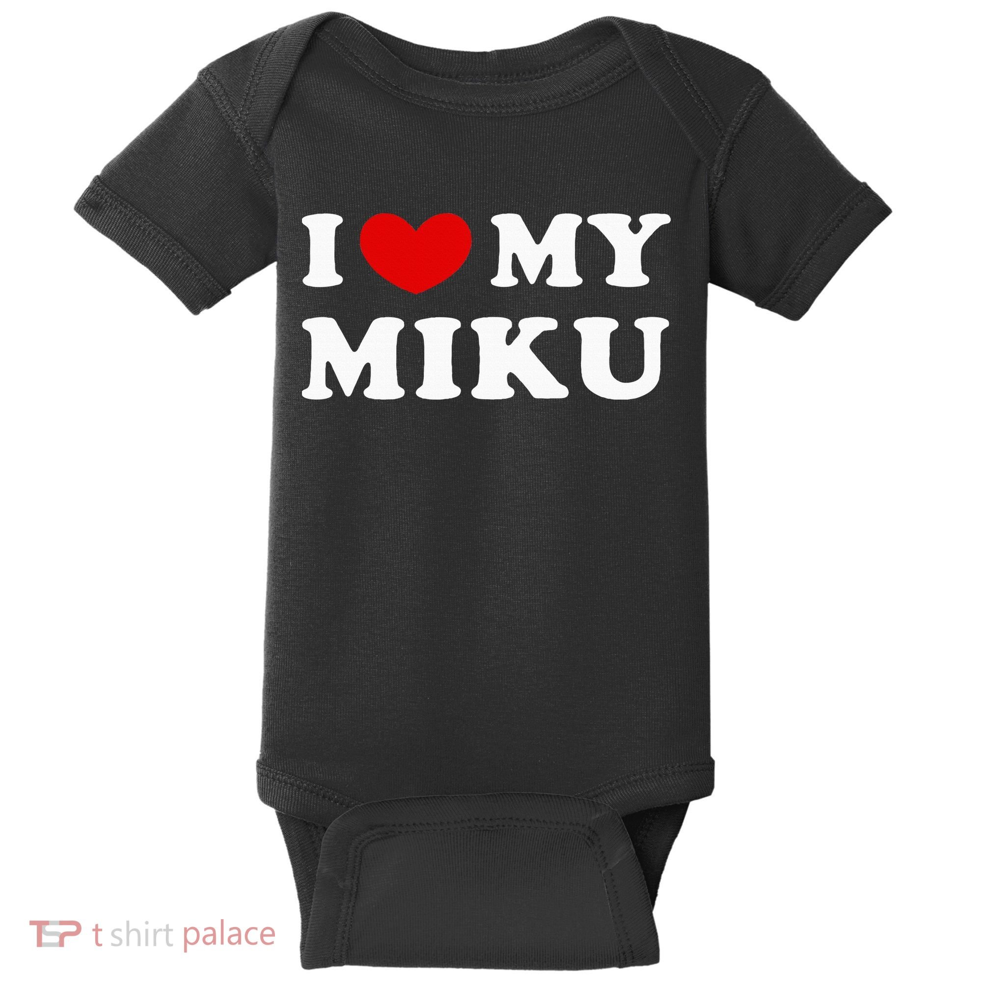 I Love My Miku Baby Bodysuit