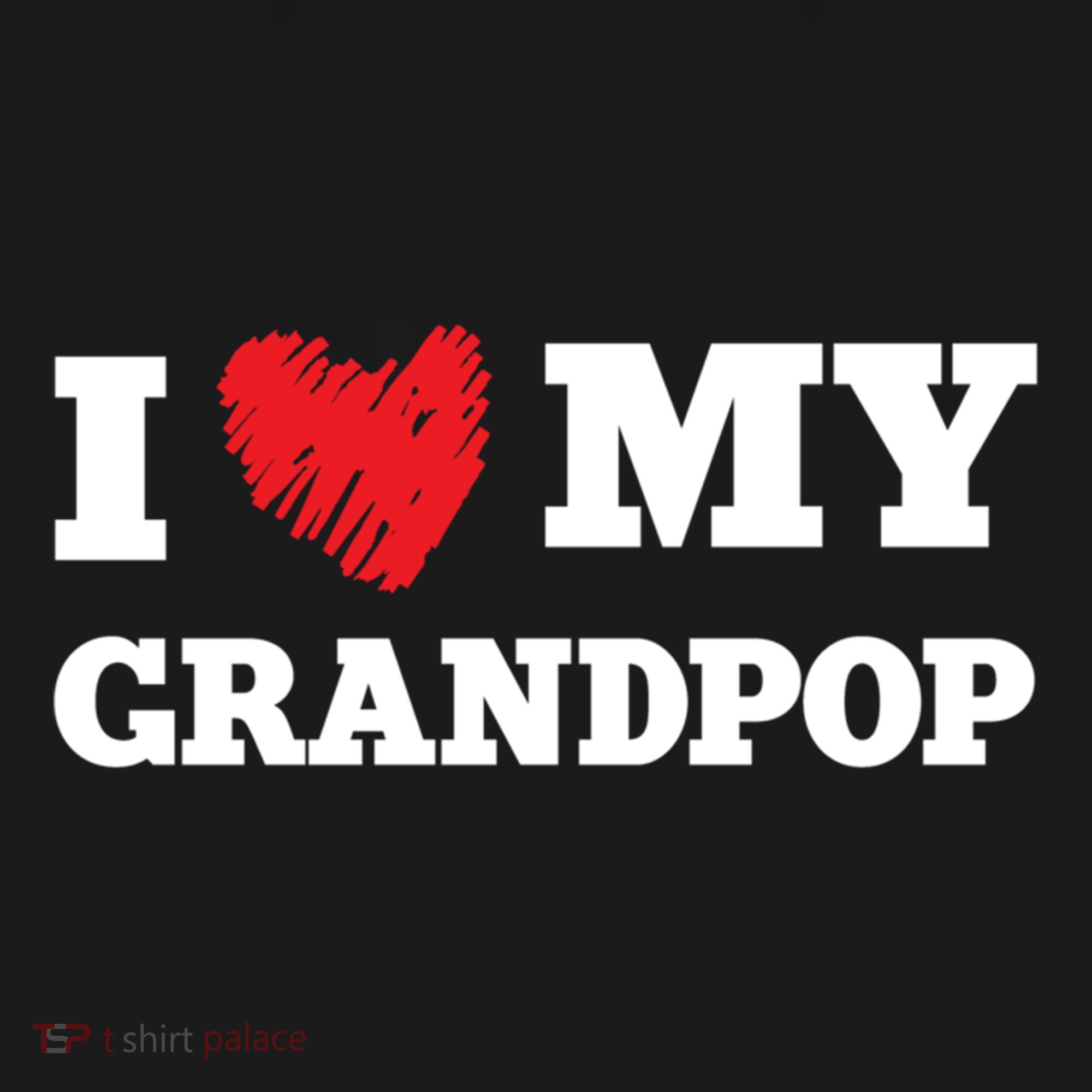 I Love My Grandpop Favorite Family Member Valentines Meaningful Gift Women's Hoodie