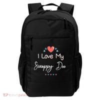 I Love My Scrappy Doo Cute Mothers Day Gift Backpack thumb 0