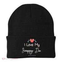 I Love My Scrappy Doo Cute Mothers Day Gift Beanie thumb 0