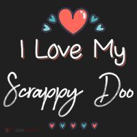 I Love My Scrappy Doo Cute Mothers Day Gift Beanie thumb 2