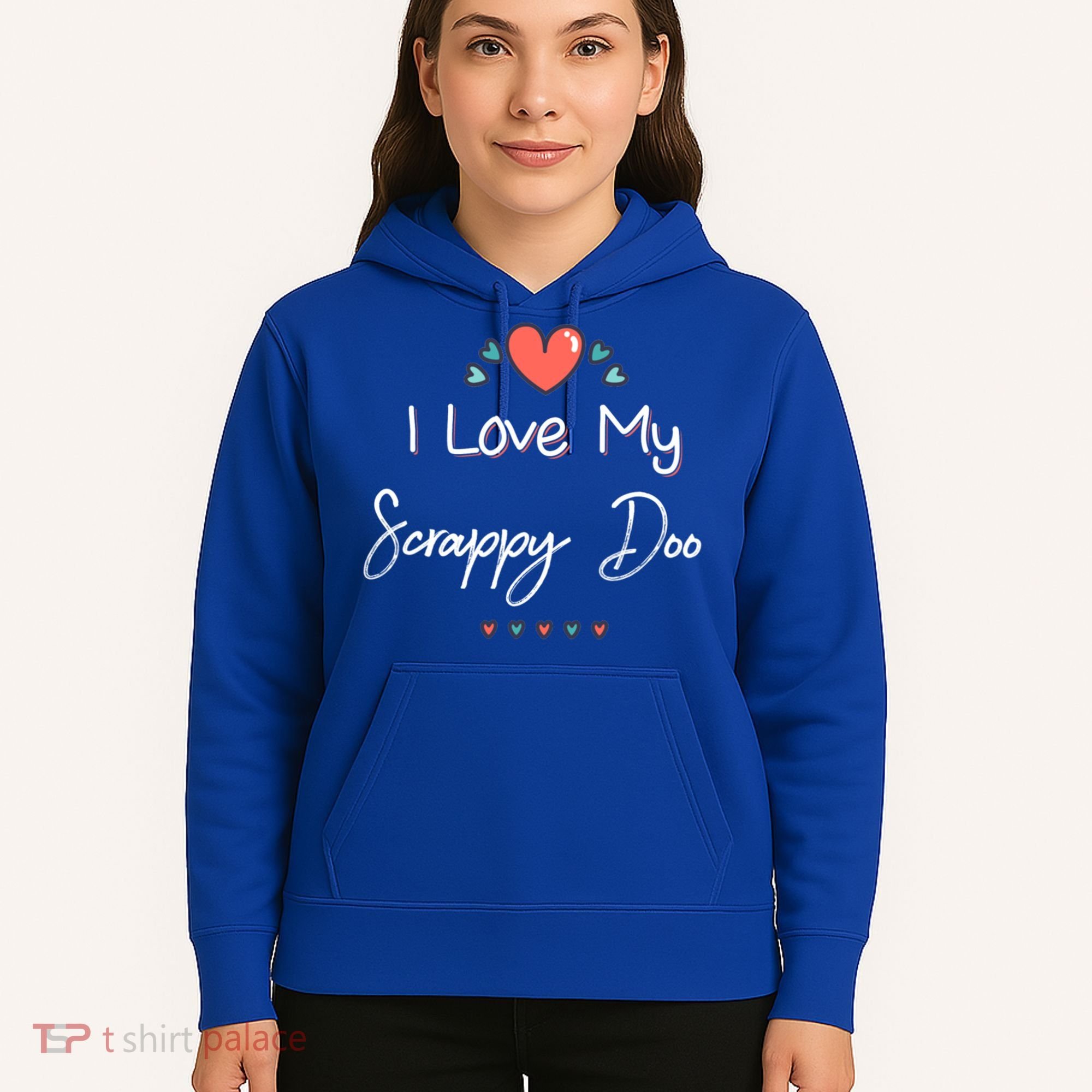 I Love My Scrappy Doo Cute Mothers Day Gift Hoodie