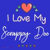 I Love My Scrappy Doo Cute Mothers Day Gift Sweatshirt thumb 3