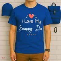 I Love My Scrappy Doo Cute Mothers Day Gift T-Shirt thumb 6