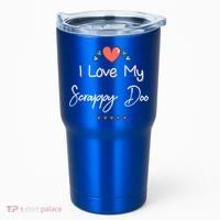 I Love My Scrappy Doo Cute Mothers Day Gift Tumbler thumb 0
