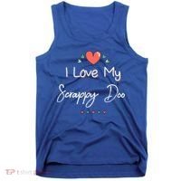 I Love My Scrappy Doo Cute Mothers Day Gift Tank Top thumb 0