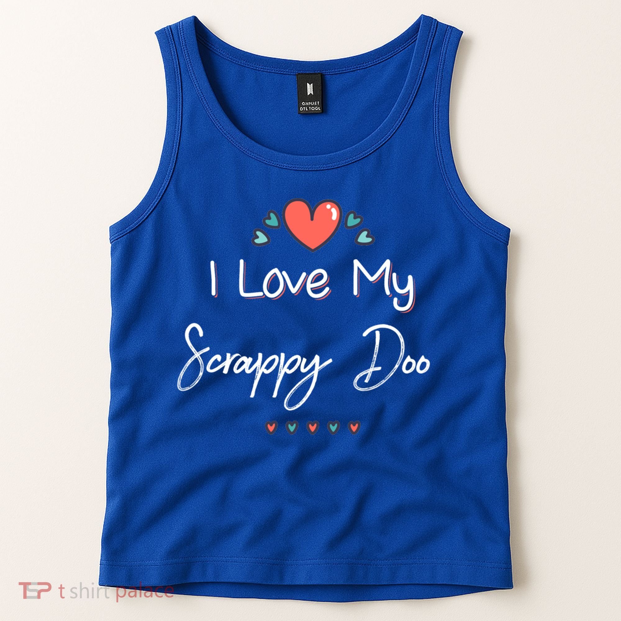 I Love My Scrappy Doo Cute Mothers Day Gift Tank Top