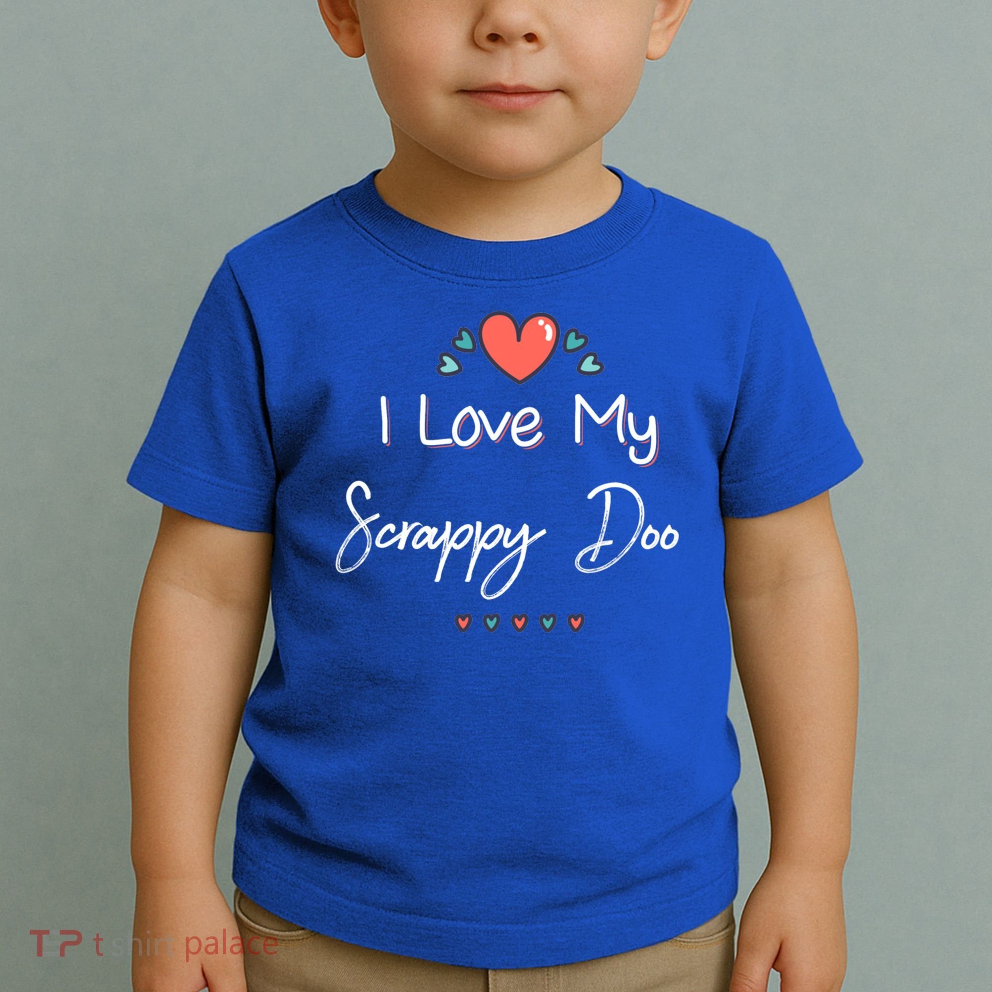 I Love My Scrappy Doo Cute Mothers Day Gift Toddler T-Shirt