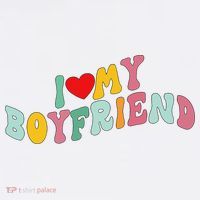I Love My Boyfriend Groovy I Red Heart My Boyfriend BF Women's Tank Top thumb 5