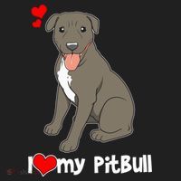 I Love My Pitbull Gift Pit Bull Terrier Gift Women's Sweatshirt thumb 2