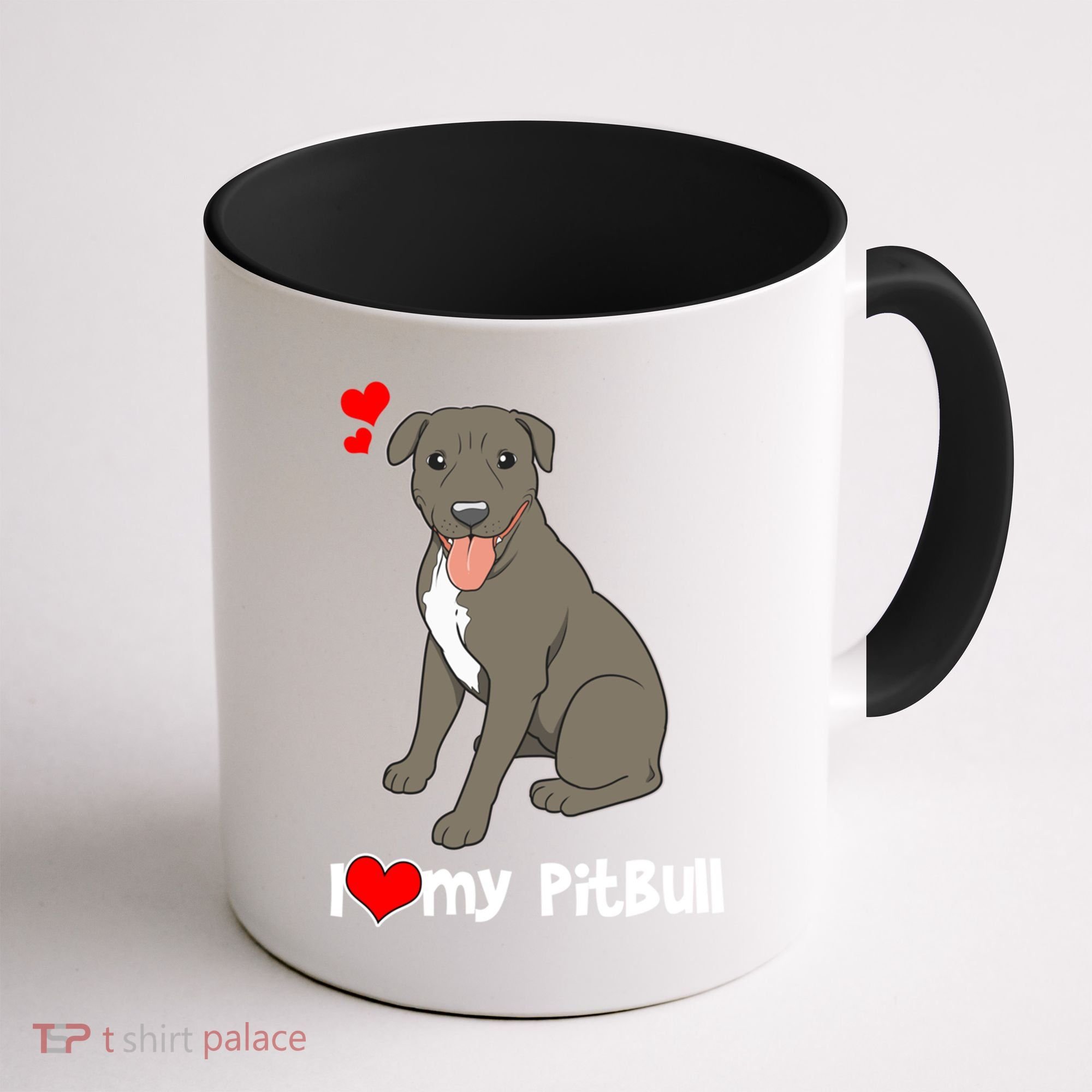 I Love My Pitbull Gift Pit Bull Terrier Gift Coffee Mug