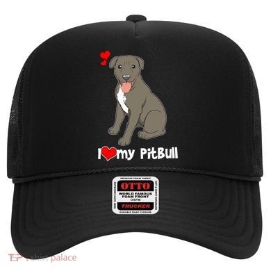 I Love My Pitbull Gift Pit Bull Terrier Gift Hat