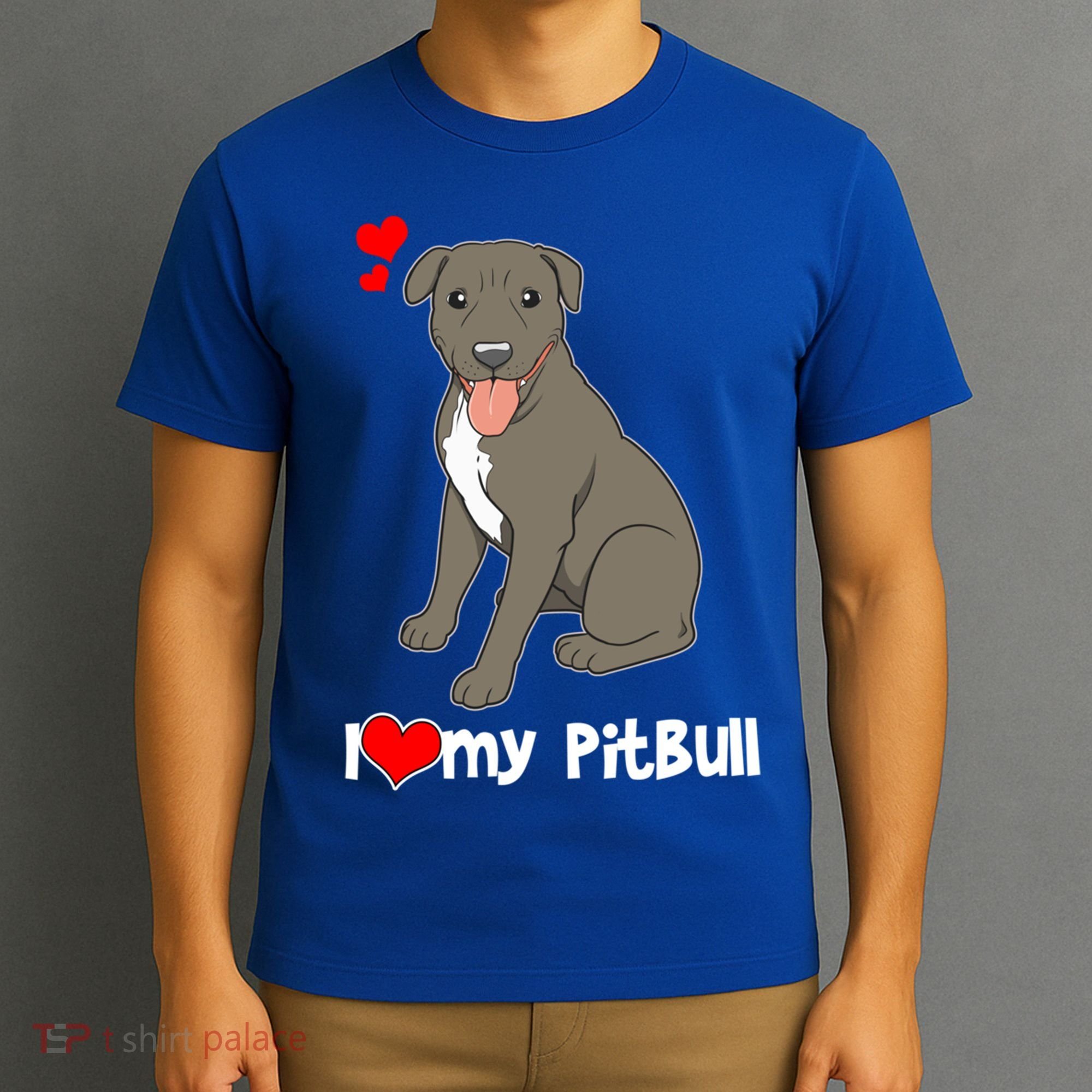 I Love My Pitbull Gift Pit Bull Terrier Gift T-Shirt