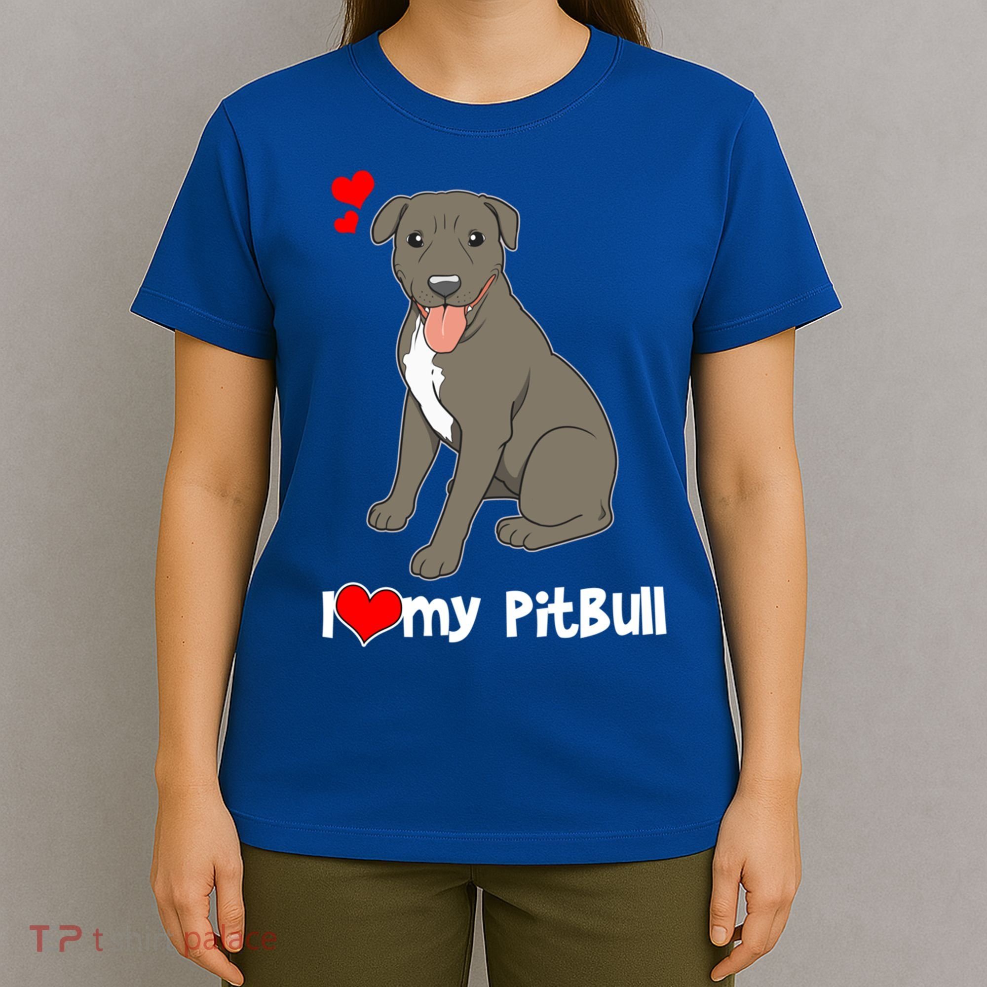 I Love My Pitbull Gift Pit Bull Terrier Gift T-Shirt