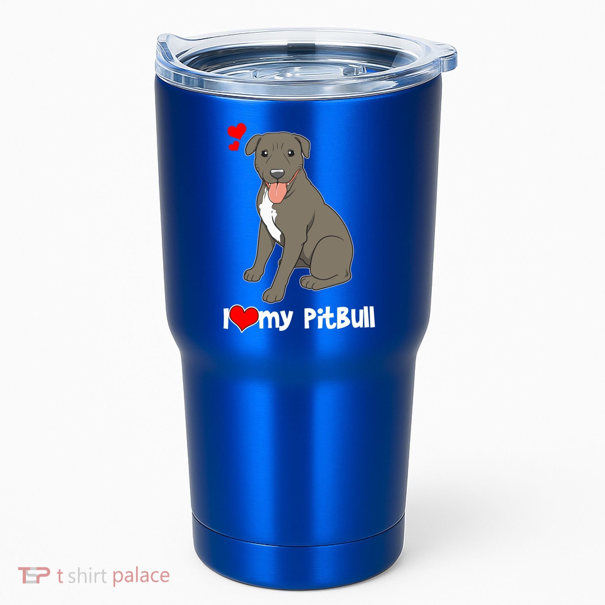 I Love My Pitbull Gift Pit Bull Terrier Gift Tumbler