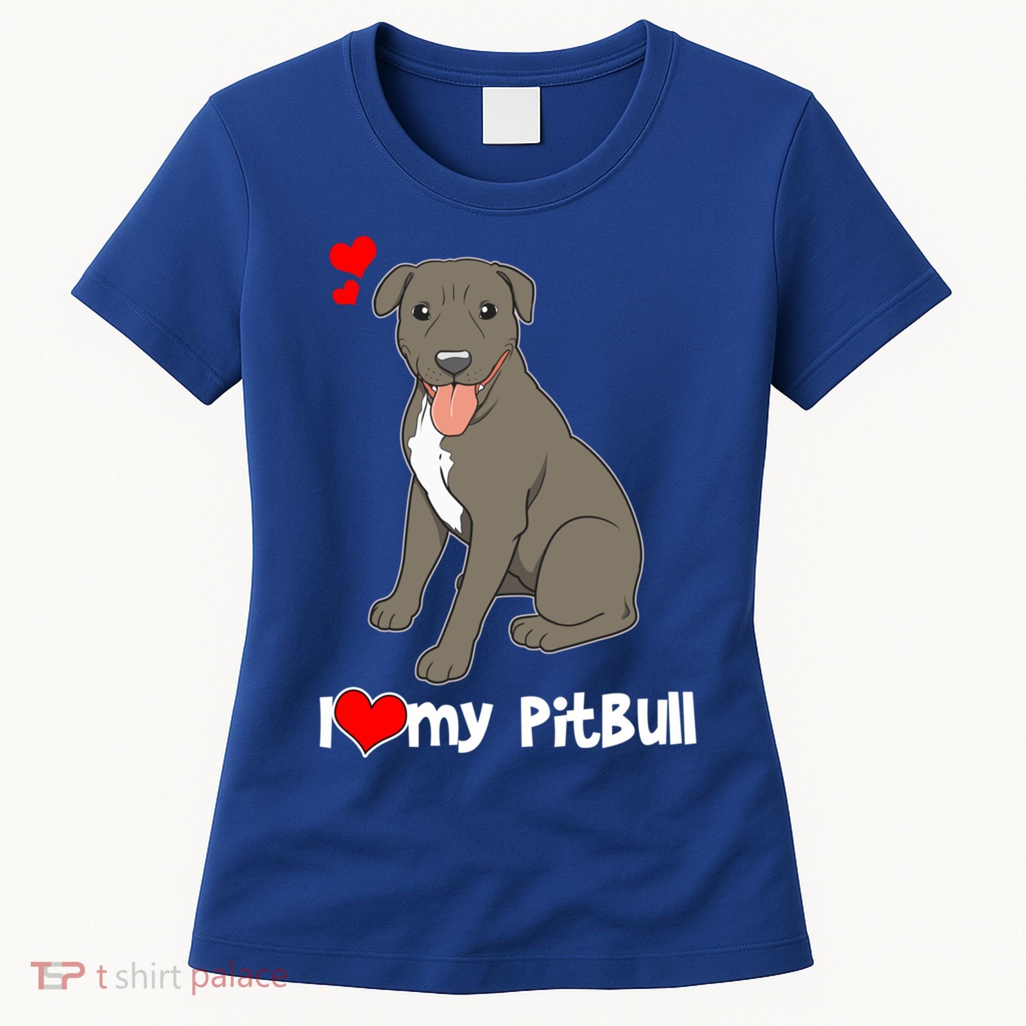 I Love My Pitbull Gift Pit Bull Terrier Gift Women's T-Shirt