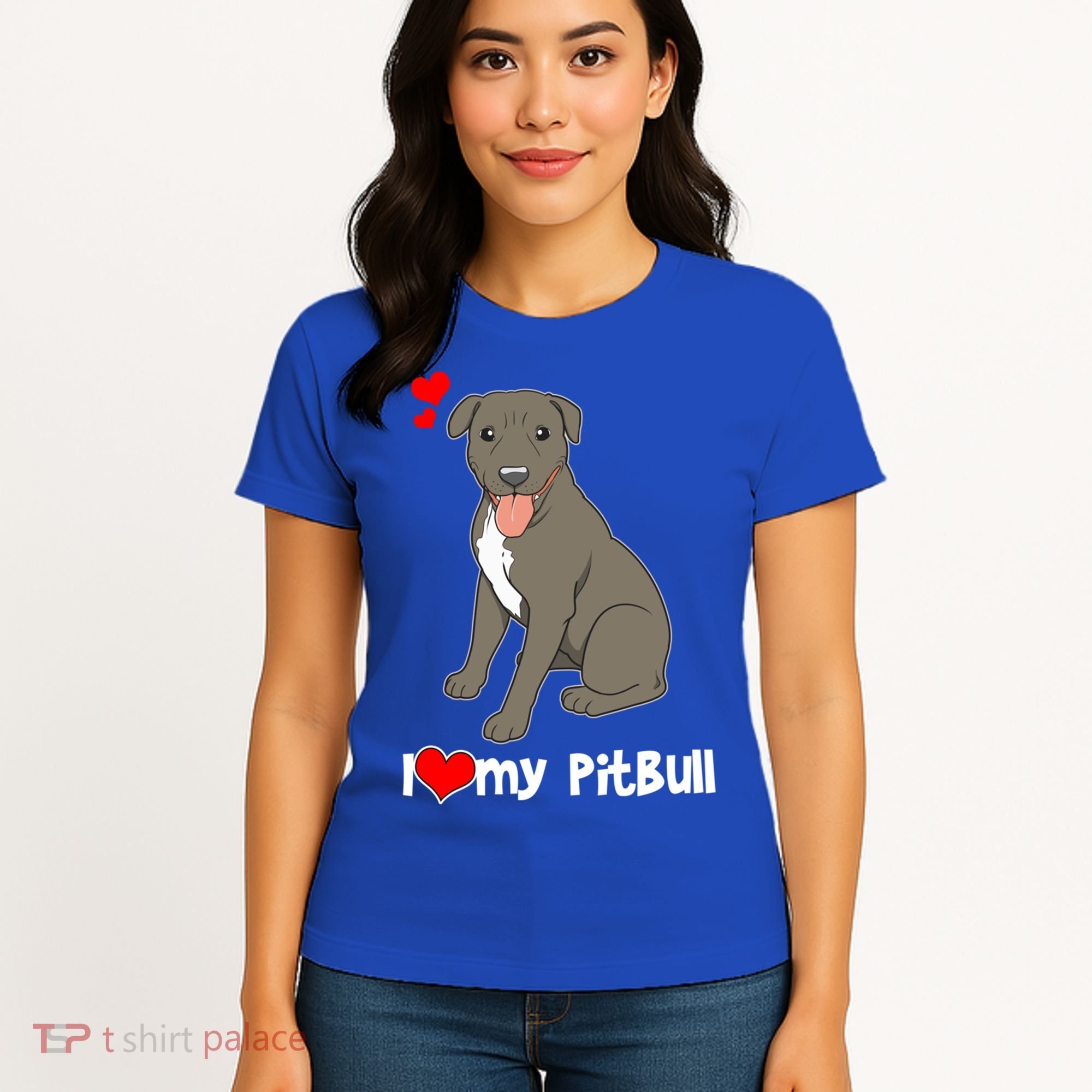 I Love My Pitbull Gift Pit Bull Terrier Gift Women's T-Shirt