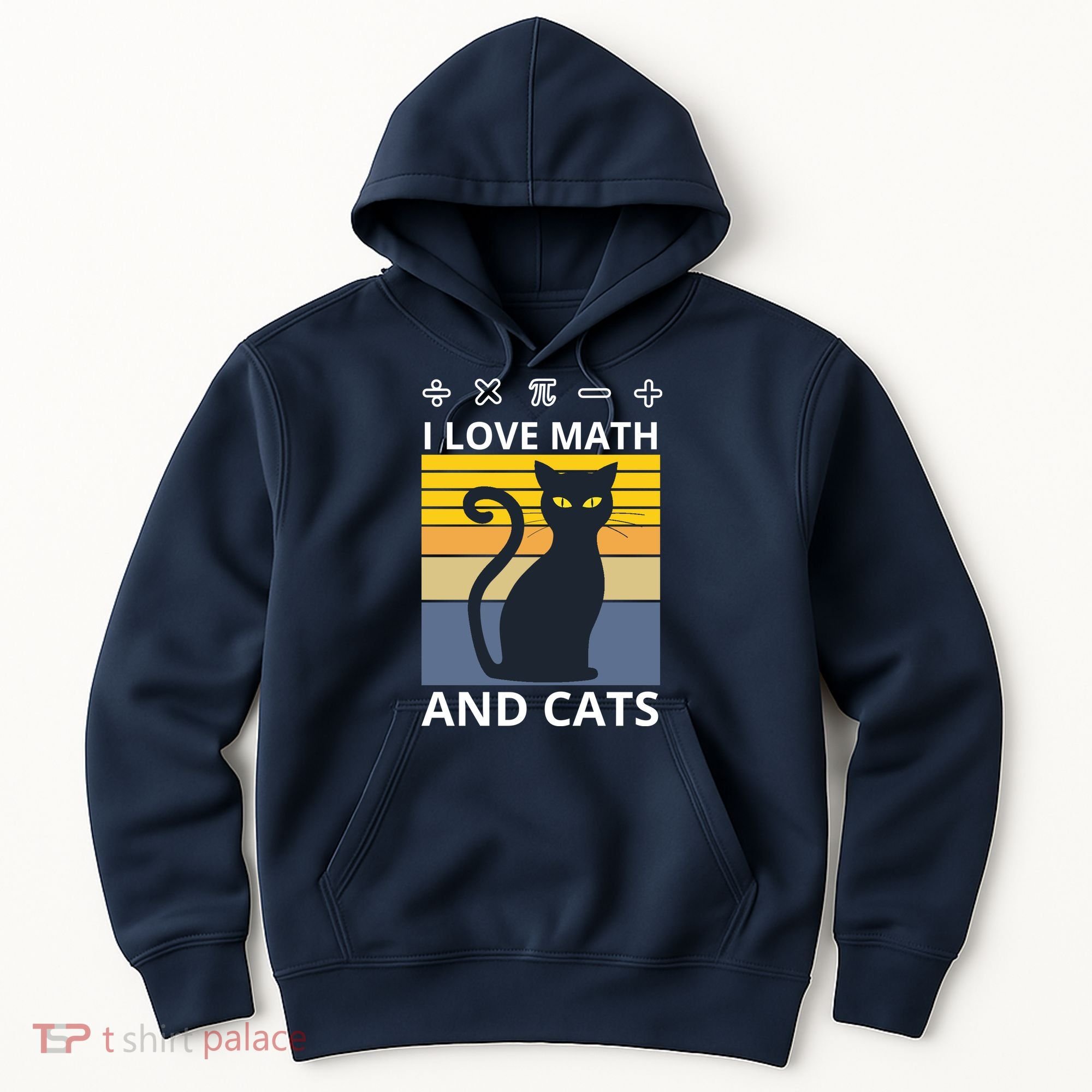 I Love Math And Cats Hoodie