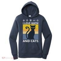 I Love Math And Cats Women's Hoodie thumb 0
