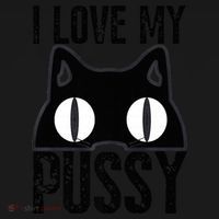 I Love My Pussy Cat Funny Halloween Cats Spiderweb Premium Bucket Hat thumb 4