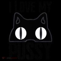 I Love My Pussy Cat Funny Halloween Cats Spiderweb Premium Coffee Mug thumb 5
