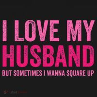 I Love My Husband But Sometimes I Wanna Square Up Coaster thumb 2